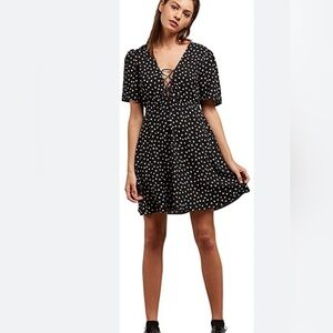 Volcom April March Modern Fit Polka Dot Tee Dress